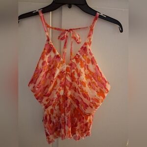 Japna Pink and Orange Floral Camisole